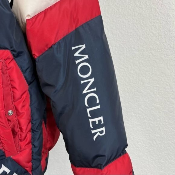 MONCLER GENIUS 5 Moncler Craig Red White & Blue Down Plunger Jacket - Picture 9 of 14